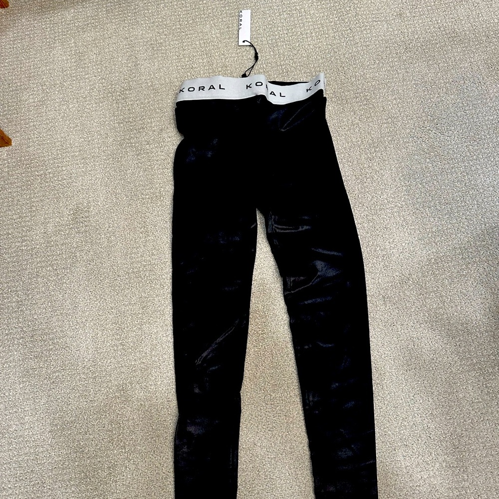 NWT KORAL leggings. super trendy and never worn (got two sizes!)